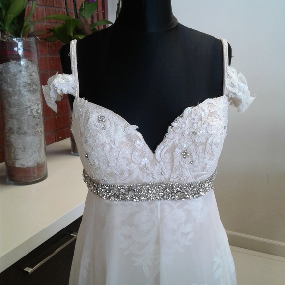 Sherri Hill 50927 Ivory/Nude - Picture 2 of 4